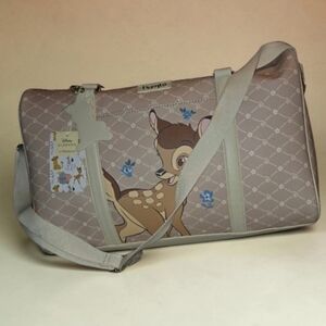 Disney Bambi Pink Floral Travel Tote with Gold Hardware Primark